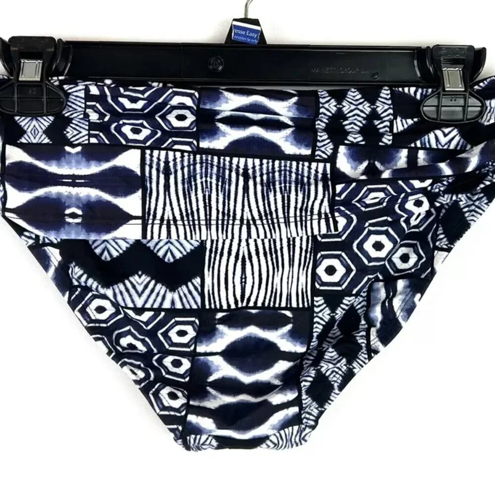 Bleu Rod Beattie Women’s Sarong Hipster Blue Bikini Bottom Size 4